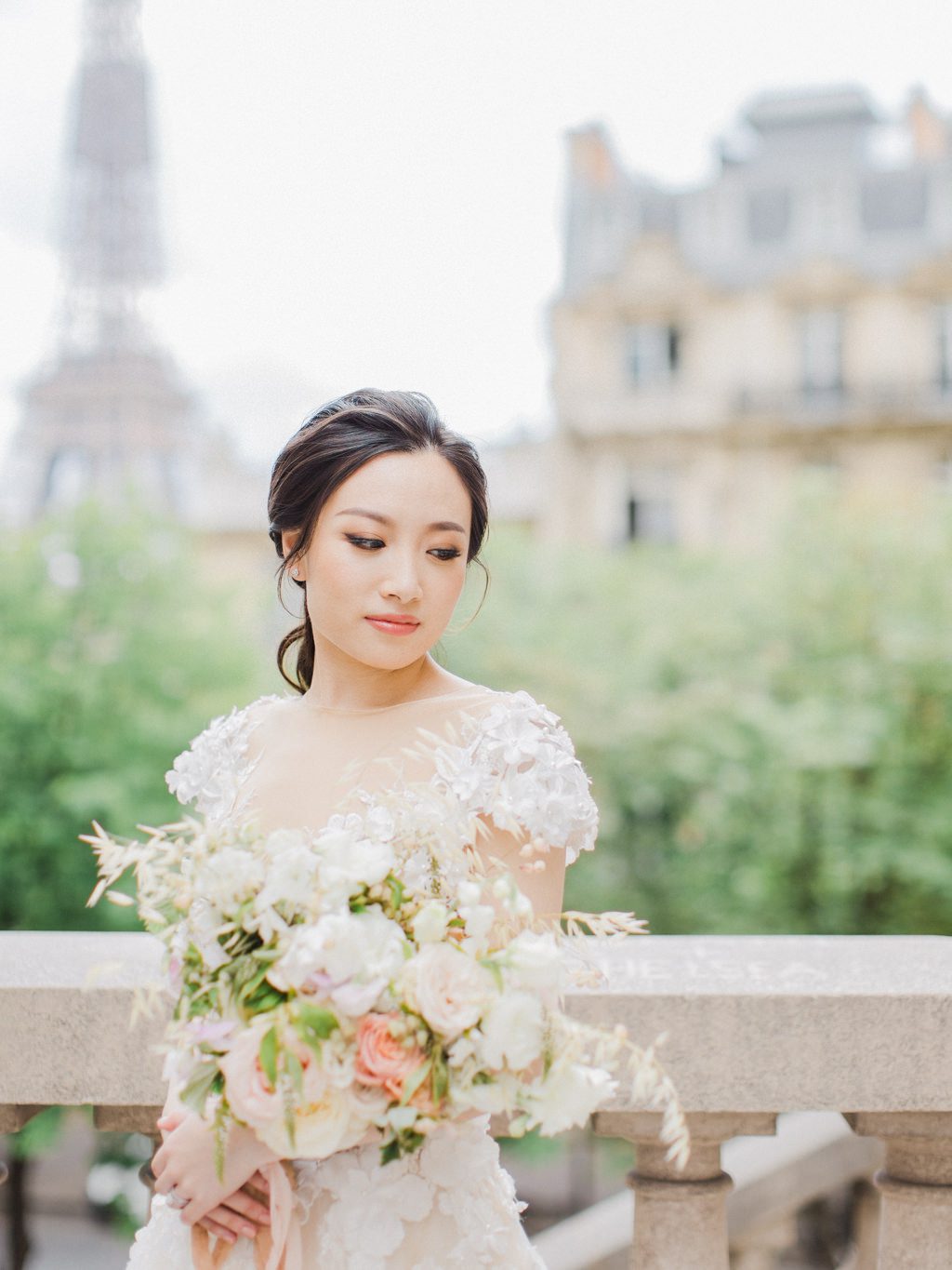 chinese bride prewedding shoot paris